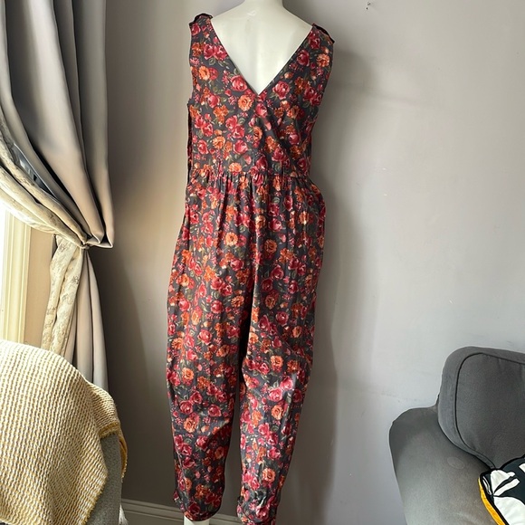 Vintage Laura Ashley Jumpsuit Floral Print - Picture 3 of 8